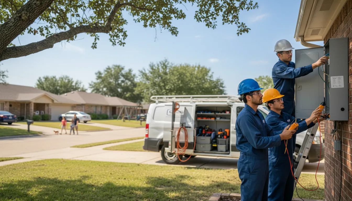 Certified electrician providing emergency electrical services in Maple City, KS